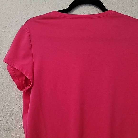 NOBO Fuscia Pink Scoop Neck T-Shirt Sz XL (15-17) - Picture 8 of 10